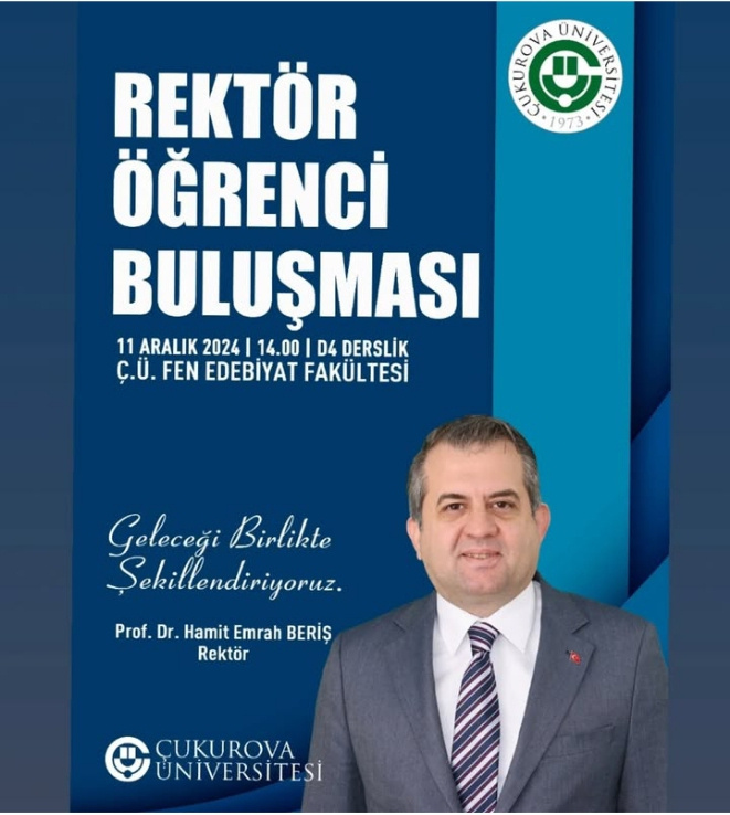 Rektörümüz Sayın Prof. Dr. Hamit Emrah Beriş Fakültemize geliyor.